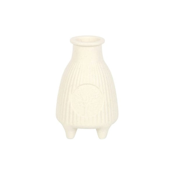 Serano Cream Ribbed Palo Santo Burner