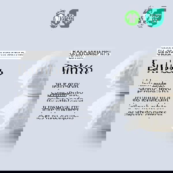 Ethical Bedding Light & Airy Pillowcase Pair in White (Bamboo)