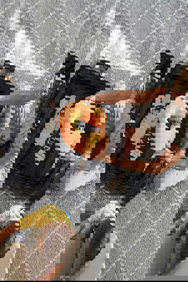 Living and Home Modern Hardside Spinner Suitcase with Combination Lock