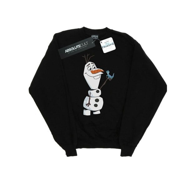 Disney Boys Frozen 2 Olaf And Salamander Sweatshirt - Black