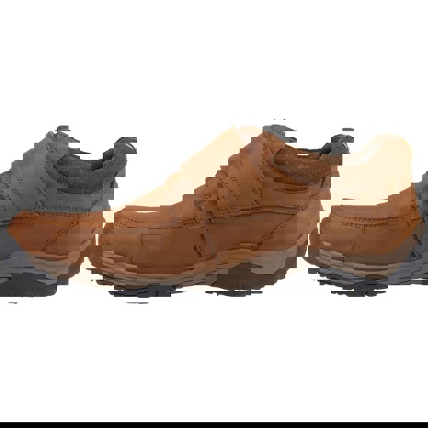 Hush Puppies Douglas Leather Men's Tan Nubuck Moccasins Shoes