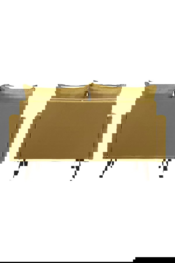 Living and Home 2-Seat Velvet Upholstered Sofa for Living Room