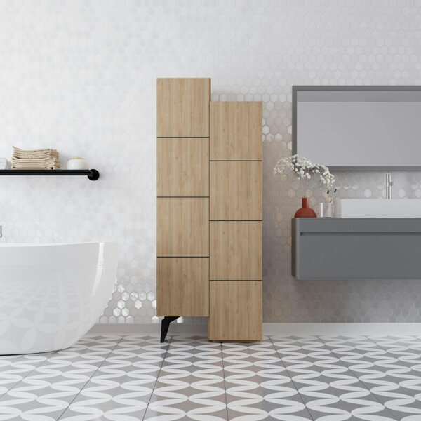 Decortie Stair Modern Storage Cabinet Multipurpose