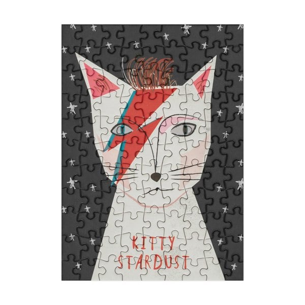 Happily Puzzles Kitty Stardust - 99 Piece Mini Jigsaw Puzzle