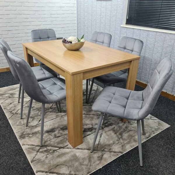 Kosy Koala Dining Table Set with 6 Chairs Dining Room and Kitchen table set of 6