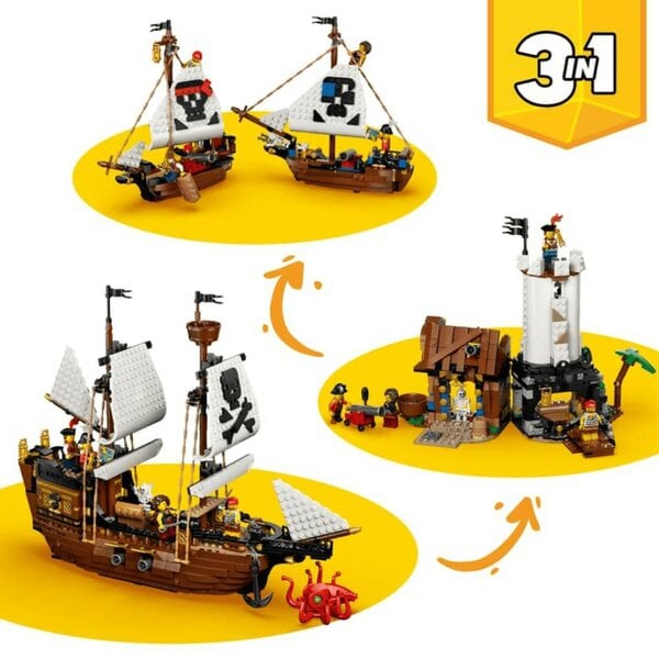 Perfume Direct RETIRED LEGO Creator 3-in-1 Iconic Pirate Ship (31109)