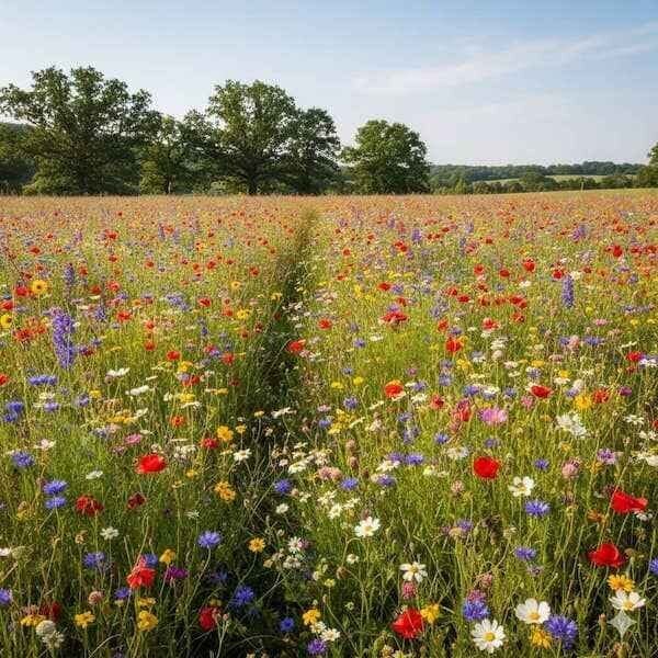 Traditional Meadow Wildflower Seeds Mix with Yellow Rattle