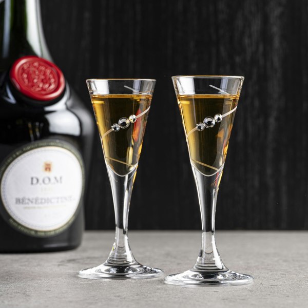 Silhouette Stemmed Shot Glasses - Set of 2