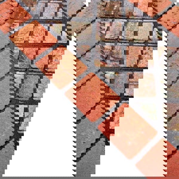 Nicoman Eco-Friendly Rubber Step Mat - Red Border