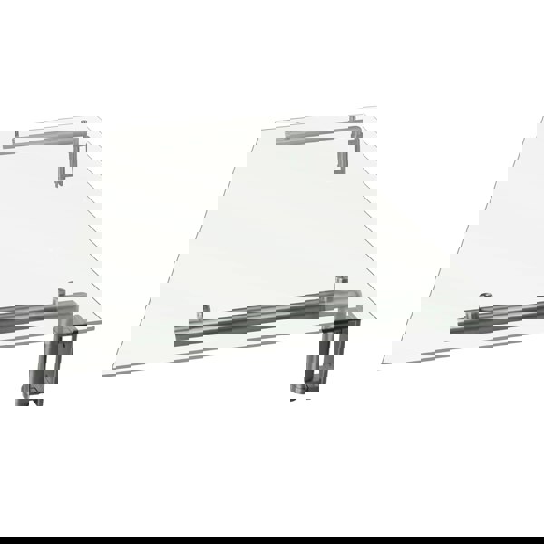 Monstershop Glass Door Canopy & Brackets - 120cm W x 80cm D