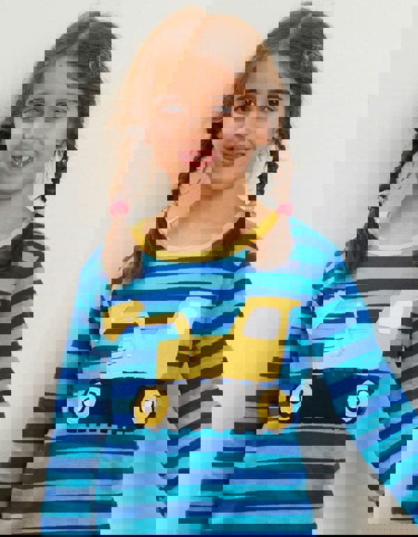 Organic Digger Applique T-Shirt - Toby Tiger UK Retail