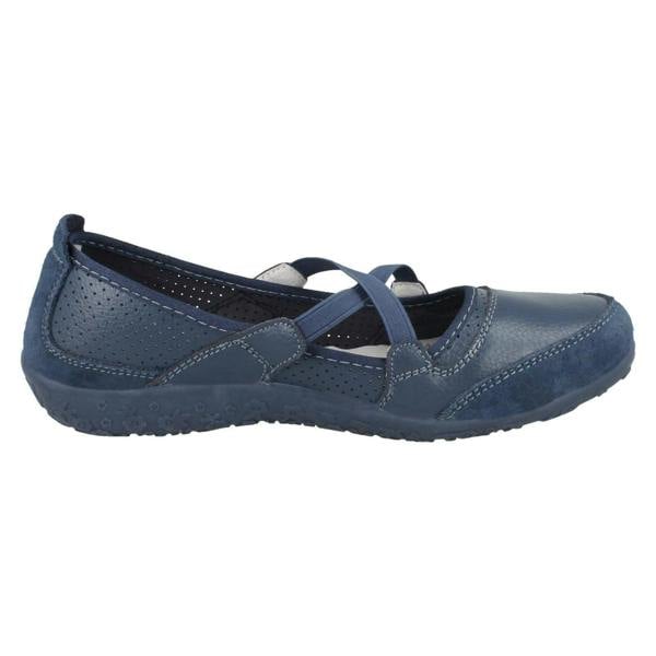 Down to Earth Ladies Down To Earth Elastic Cross Strap Pumps