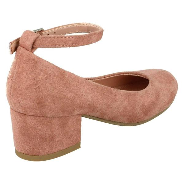 Spot On Girls Spot On Mid Heel Ankle Strap Shoes