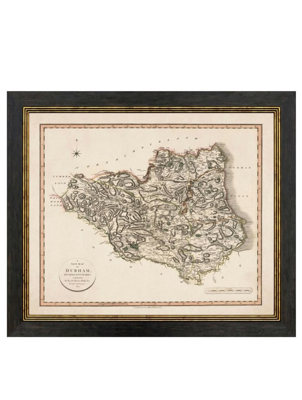 Exceptional Art c.1806 County Maps of England