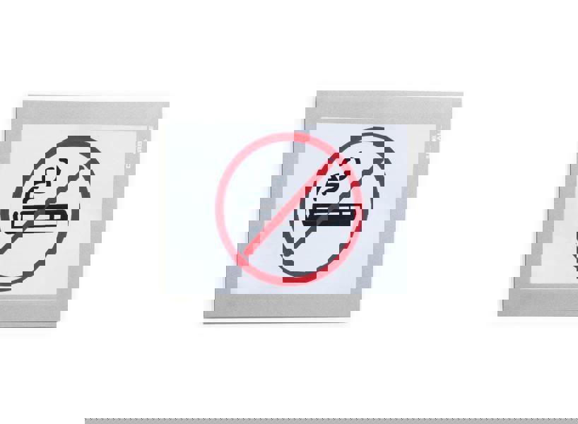 Durable DURAFRAME Self Adhesive Magnetic Signage Frame | 2 Pack | A6 Silver