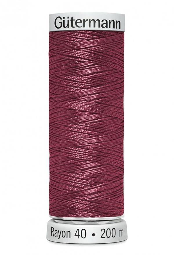 Gutermann No 40 Sulky Rayon Embroidery Thread 200m Rayon Thread Suitable For Embroidery