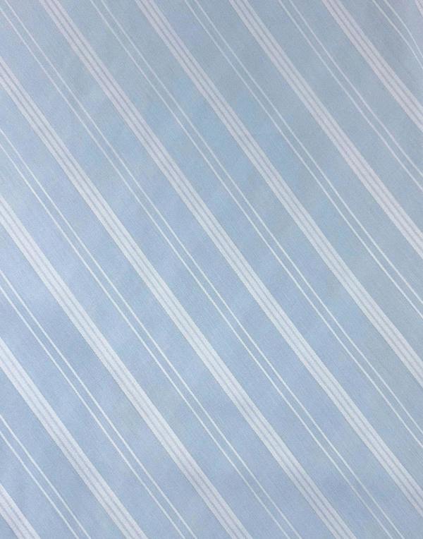 British Boxers Women's Crisp Cotton Sleep Shorts – Breezy Blue Satin Stripe