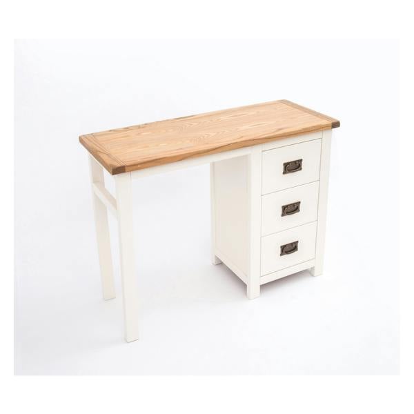 Cabinet Bits Lovere 3 Drawer Desk - Dressing Table Brass Drop Handle