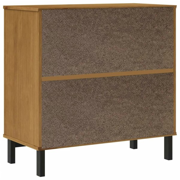 Berkfield Sideboard FLAM 80x40x80 cm Solid Wood Pine