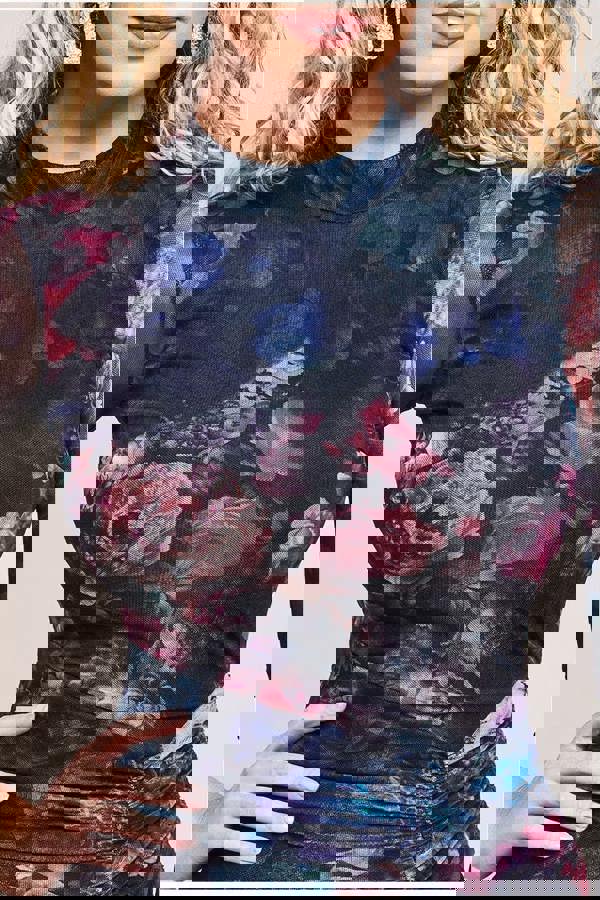 Asymmetric Gathered Skirt Midi Dress - Black DR4317