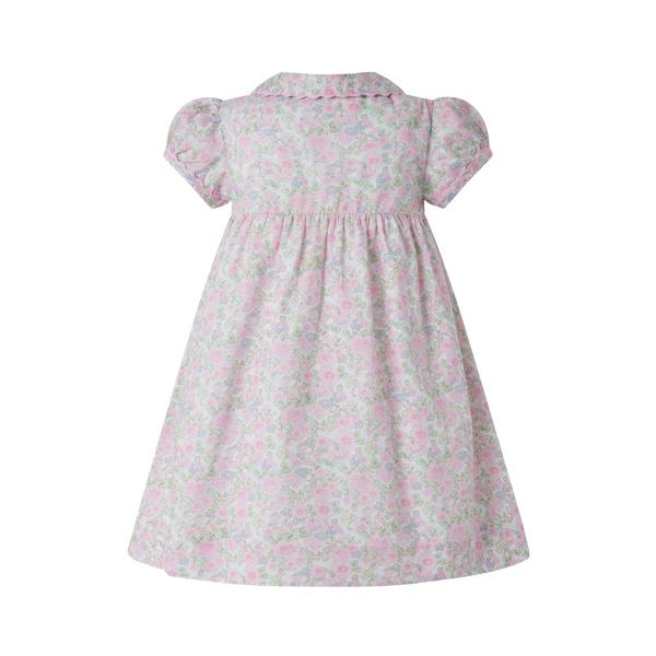 Rachel Riley Ditsy Bloom Smocked Button-Front Dress & Bloomers