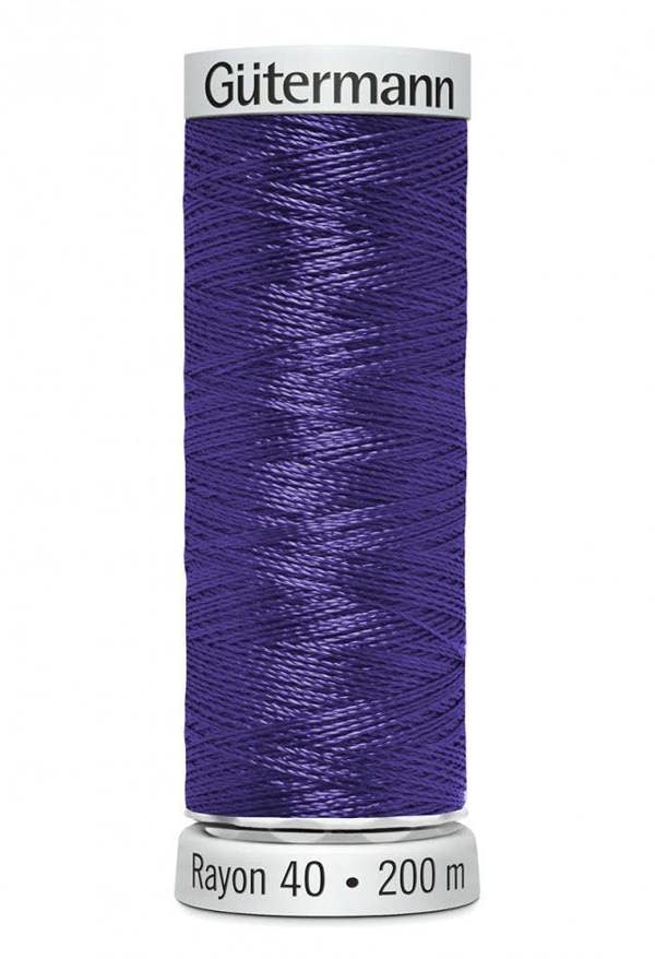 Gutermann No 40 Sulky Rayon Embroidery Thread 200m Rayon Thread Suitable For Embroidery