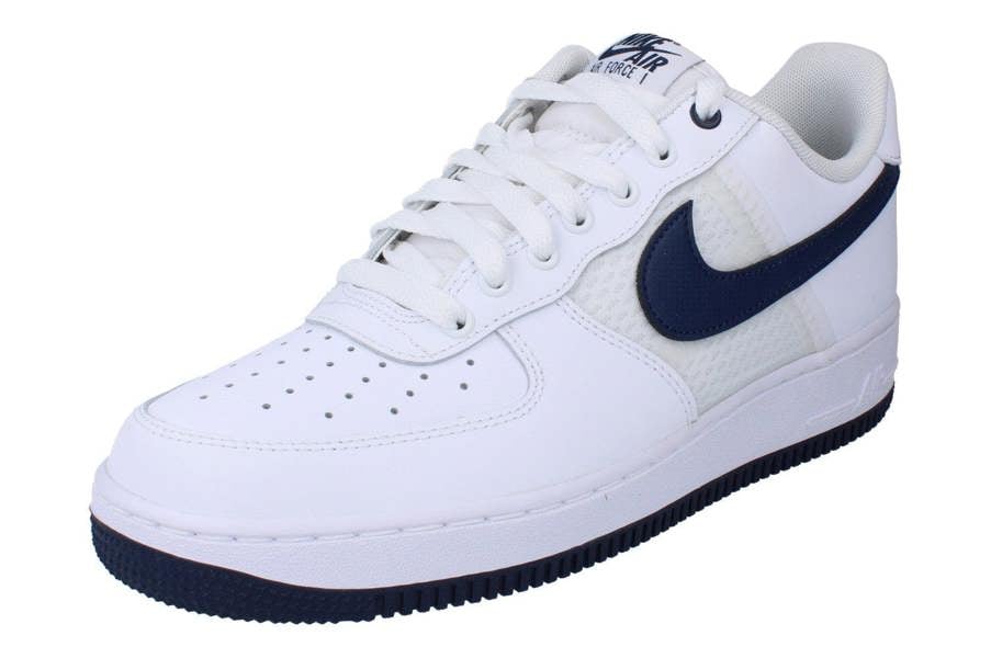 Nike Air Force 1 07 Lv8 Mens Trainers Ih4462 Sneakers Shoes  100 - White Midnight Navy Phantom 100 - Photo 0