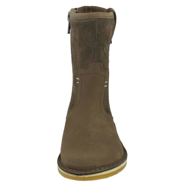 Clarks Girls Clarks Casual Mid Calf Boots Comet Pop