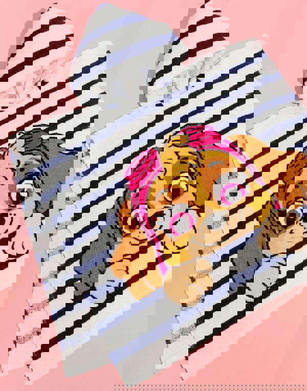 Paw Patrol Girls Multicoloured Skye Placement Graphic Poncho Towel (One Size)