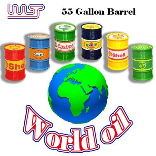 MCSlots Slot Car Trackside Scenery World Oil Barrel Drum x 6 New WASP