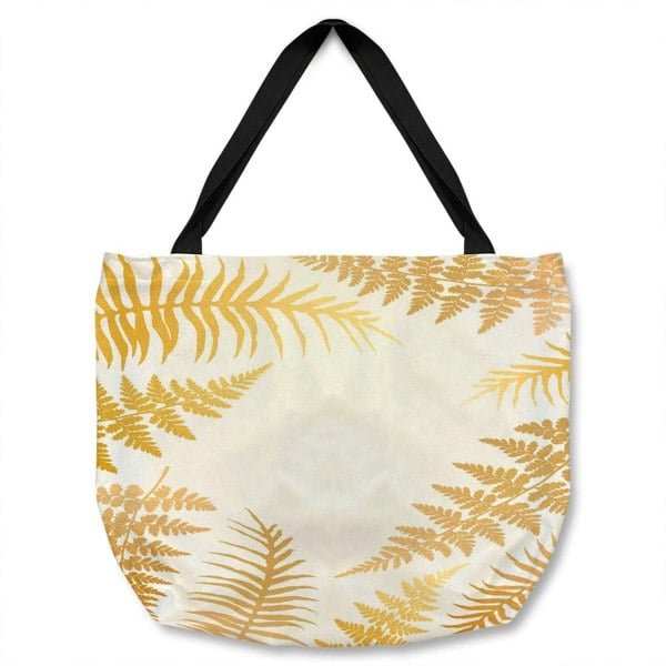 Benjamin Tate Design Gold Fern Tote bag