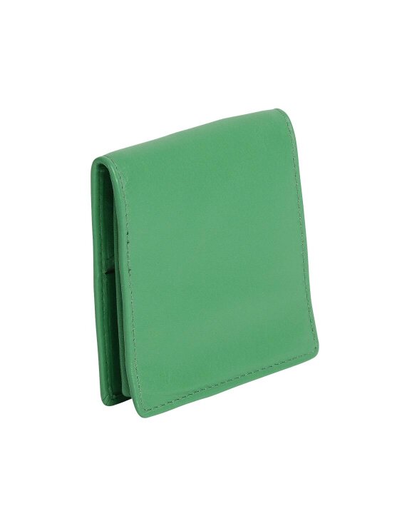 SADDLER POPPY Leather Square Mini Tray Purse - Jelly Bean