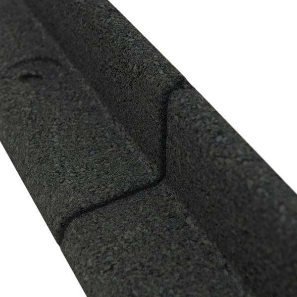Flexible Lawn Edging 4.8m With Mallet - Black
