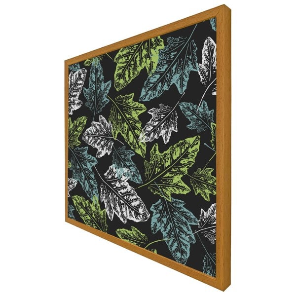 Benjamin Tate Design Leaf print on dark bachground (picture Frame)