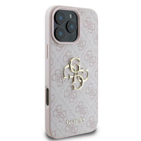 Guess 4G Big Logo Case for iPhone 16 Pro Max 6.9" Pink - GUHCP16X4GMGPI