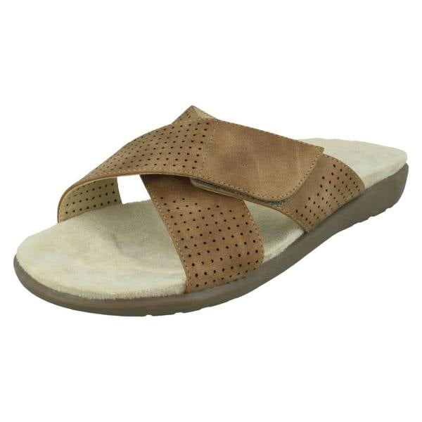 Eaze Ladies Eaze Cross Strap Mules F00295