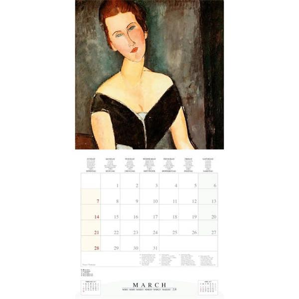 Modigliani, Sensual Portraiture Calendar 2027, Wall Calendars, Month To View, Art, Gift