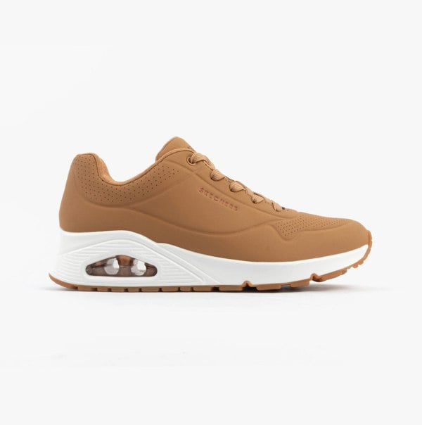 Skechers UNO - STAND ON AIR Womens Trainers Tan