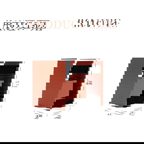 Isolde Wooden Bedside Table-Weilai Concept-Weilai Concept