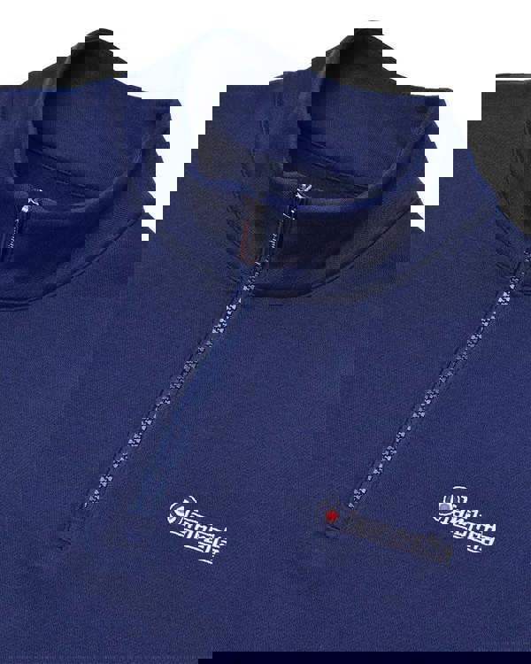 Lambretta Mens 1/4 Zip Pull Logo Classic Pull Over Sweatshirt