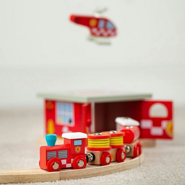 Bigjigs Rail Fire and Rescue Train