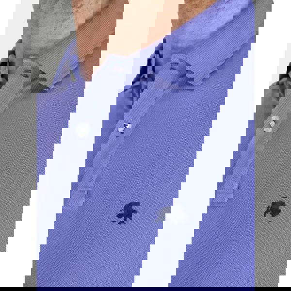 Raging Bull Mens Classic Organic Polo Shirt - Purple - 