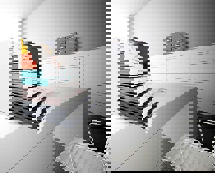 Durable VARICOLOR MIX Desktop Organiser 10 Drawer Colour Coded Storage | A4+