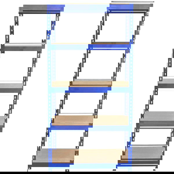 Monster Racking 5 x Q-Rax 90 x 50 x 180cm Blue