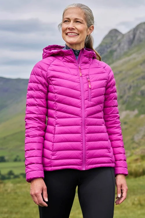 Mountain Warehouse Womens/Ladies Skyline Extreme Hydrophobic Down Jacket - Purple