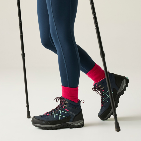 Regatta Women's Samaris III Walking Boots - Navy/Pink