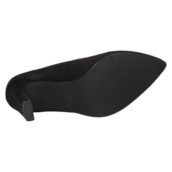 Spot On Ladies Spot On High Heel Wide Fit Court Shoes F90109