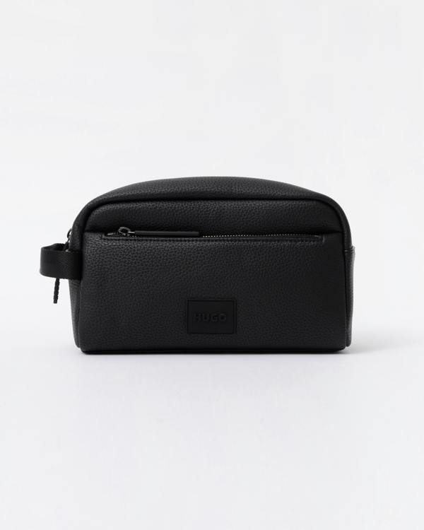 Discover designer mens washbags with HUGO's Ethon 2 Mens Washbag in Black 002