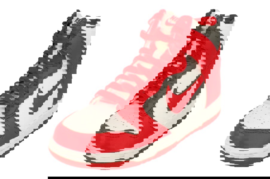 Nike Dunk High GS Trainers Db2179  106 - White University Red 106 - Photo 0
