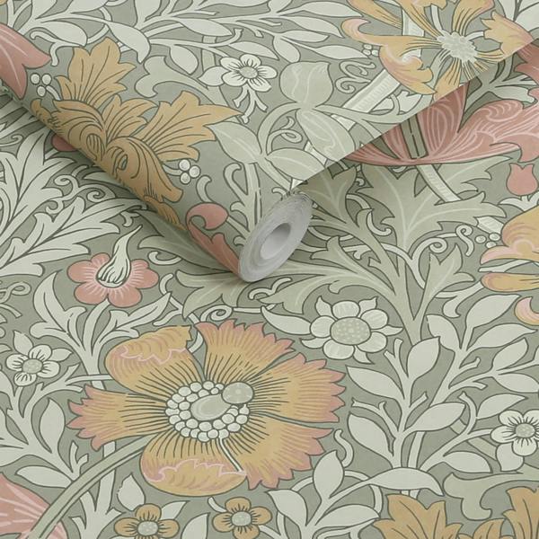 William Morris at Home Compton Sage Wallpaper